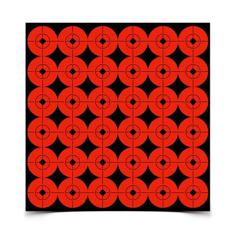 1" ROUND TARGET SPOTS 36 PER SHEET 10PK