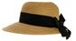 LUCIE STRAW SUMMER HAT - TOAST
