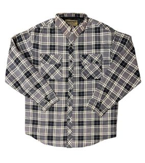 **WSL** MENS QUILTED LINED FLANNEL LIGHT JACKET - ASSORTED SIZES