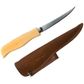 6" WOOD HANDLE FILLET KNIFE W/SHEATH