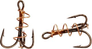 #8 BRONZE SOFT BAIT DOBY TREBLE HOOK 5PK