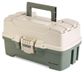 2 TRAY TACKLE BOX PLANO GREEN/TAN