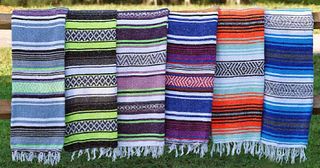 5' X 7' STRIPED BLANKET