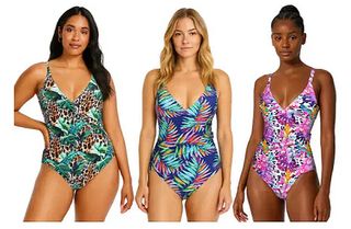WOMEN'S 1PC SWIMSUIT 8-16 ASST. COLORS