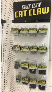 EAGLE CLAW CAT CLAW 59 PIECE DISPLAY