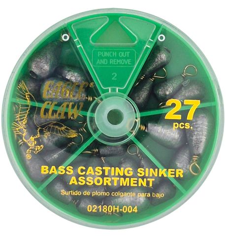 27 PC BASS CASTING SINKER ASSORTMENT