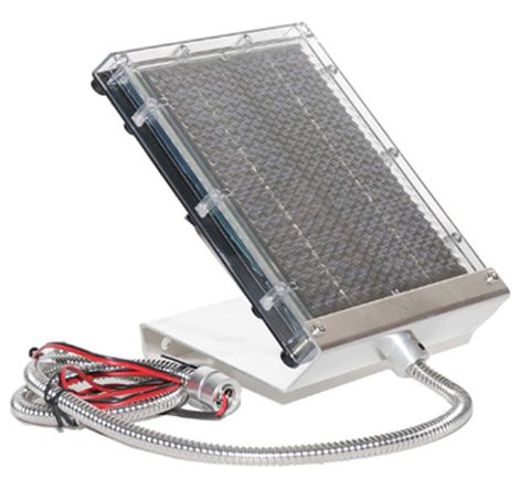 6 VOLT SOLAR PANEL WITH BRACKET & CABLE