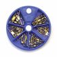 20 PC BARREL SWIVEL W/SAFETY SNAP ASSORTED
