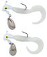 1/8 OZ ROAD RUNNER CURLY TAIL WHITE