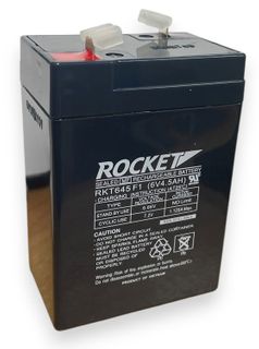 6 VT 4.5AH  F-1 TERMINAL BATTERY - ROCKET