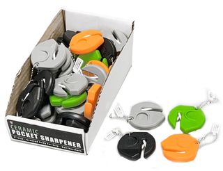MINI CERAMIC SHARPENER KEY CHAIN