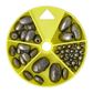 55 PC EGG & SPLIT-SHOT SINKER ASSORTMENT