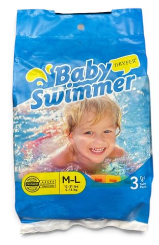 BABY SWIM DIAPER SIZE M/L 3PK