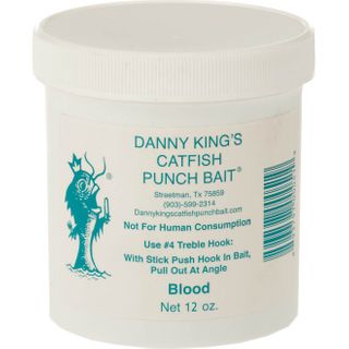 12 OZ DANNY KING'S CATFISH PUNCHBAIT BLOOD