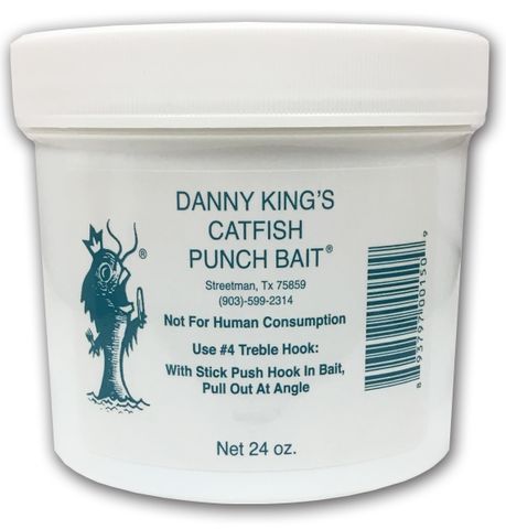 24 OZ DANNY KING'S CATFISH PUNCHBAIT BLOOD