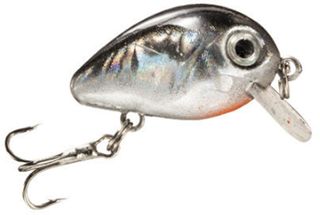 1" MINI SHALLOW SILVER/ BLACK POND FAV. HARD BAIT