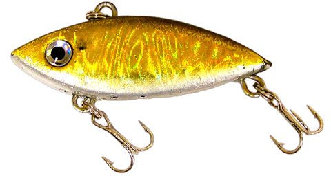 1" MINI LIPLESS GOLD/BLACK POND FAV. HARD BAIT