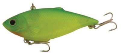 2-1/2" POND FAV. LIPLESS CHART/ GREEN CREME