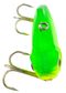 2-1/2" POND FAV. LIPLESS CHART/ GREEN CREME