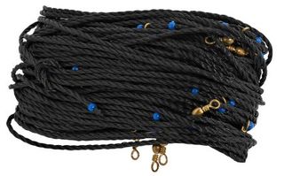 120' FLOATING TROTLINE 25 CIRCLE HOOKS/SWIVELS