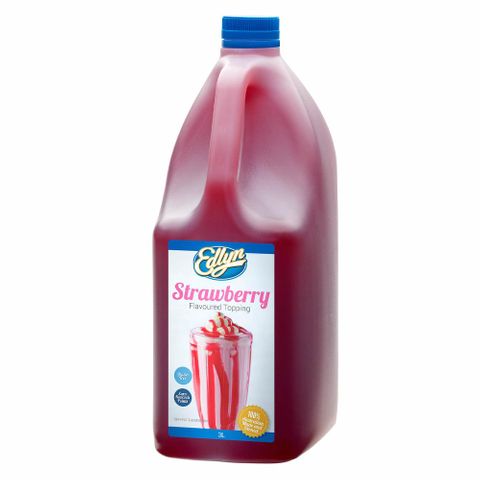 STRAWBERRY SYRUP EDLYN 3L