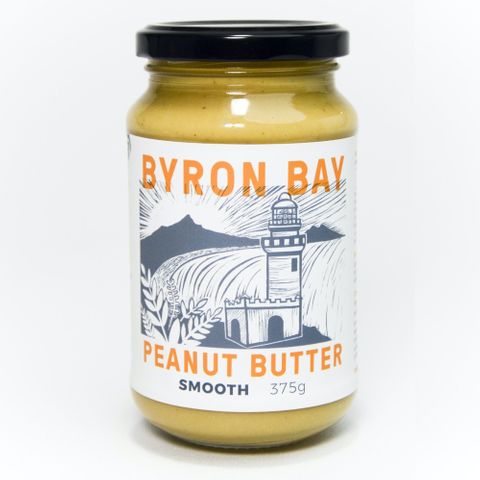 BYRON BAY PEANUT BUTTER SMOOTH 375G (8)