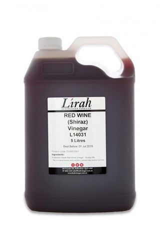 LIRAH RED WINE VINEGAR 5L