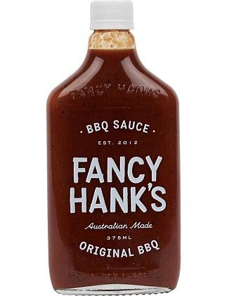 FANCY HANK'S BBQ SAUCE 375ML