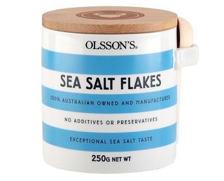 OLSSON'S SEA SALT FLAKED STONEWARE JAR 250G