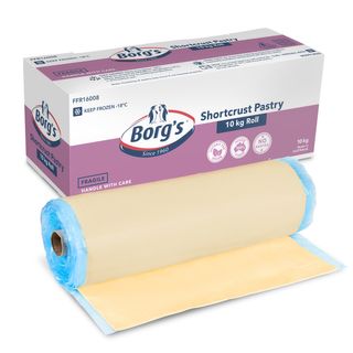 PASTRY - BORGS SHORTCRUST ROLL 10KG