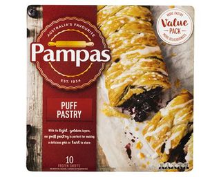 PASTRY - PAMPAS PUFF PASTRY SHEETS 1.6KG