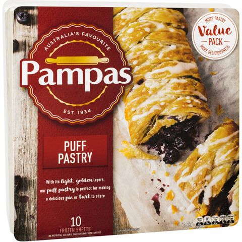 PAMPAS PUFF PASTRY SHEETS 1.6KG