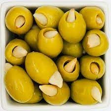 OLIVES - SEGRETI GARLIC STUFFED GREEN 2KG