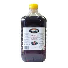 VINEGAR - RED WINE VINEGAR PONTI 5L