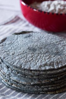TORTILLAS - CORN 6" BLUE (12 PACK) 24 P/CTN WRAPS