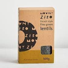 MT ZERO FRENCH STYLE GREEN LENTIL 500G