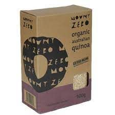 MT ZERO ORGANIC WHITE QUINOA 500G