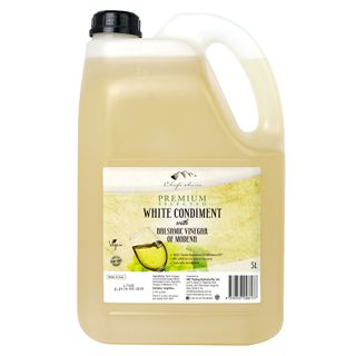 VINEGAR WHITE BALSAMIC CONDIMENT 5L