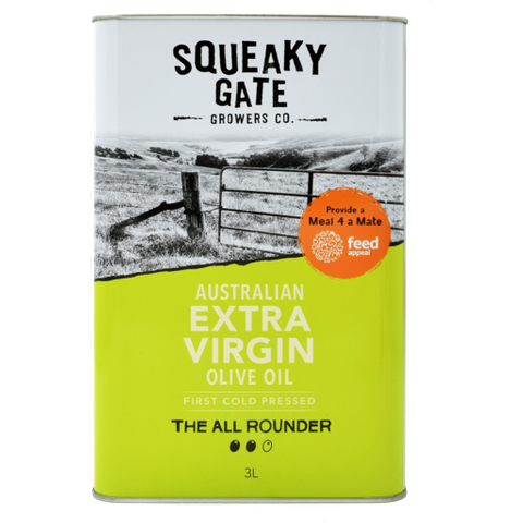 OLIVE OIL - SQUEAKY GATE EXTRA VIRGIN (AUS) 3L