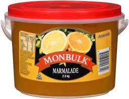 MARMALADE 2.5KG MONBULK