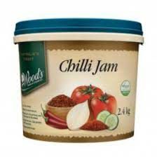 WOODS CHILLI JAM GLUTEN FREE 2.4KG