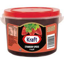 STRAWBERRY JAM 2.5KG KRAFT