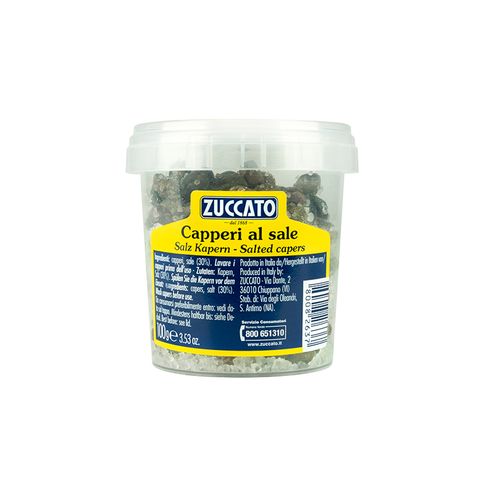 ZUCCATO CAPERS SALTED 100G