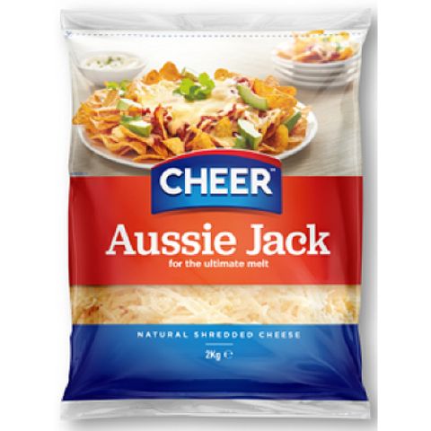 CHEESE AUSSIE JACK TASTY SHREDDED 2KG