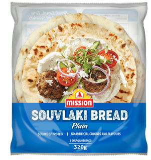 BREAD SOUVLAKI 10" (5 X 12) MISSION FOODS