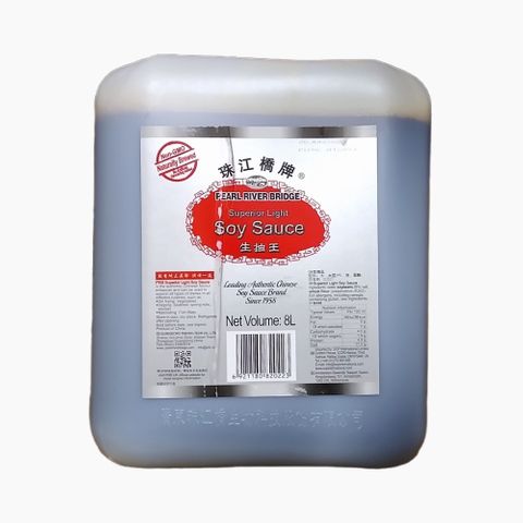 SOY SAUCE LIGHT PEARL RIVER 8L