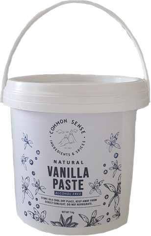 VANILLA BEAN PASTE 1KG COMMON SENSE