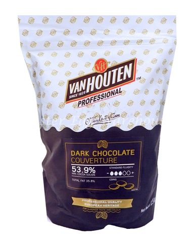 VAN HOUTEN DARK COURVETURE CALLETS 10KG