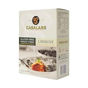 WHEAT FREE LASAGNE SHEETS 2.5KG GLUTEN FREE LAB
