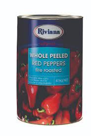 PEPPERS FIRE ROASTED (W) 4.2KG